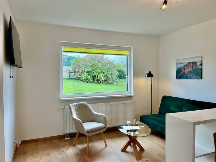 Ferienwohnung für 4 Personen, mit Terrasse und Garten sowie Ausblick in Reinhardtsdorf-Schöna - 4