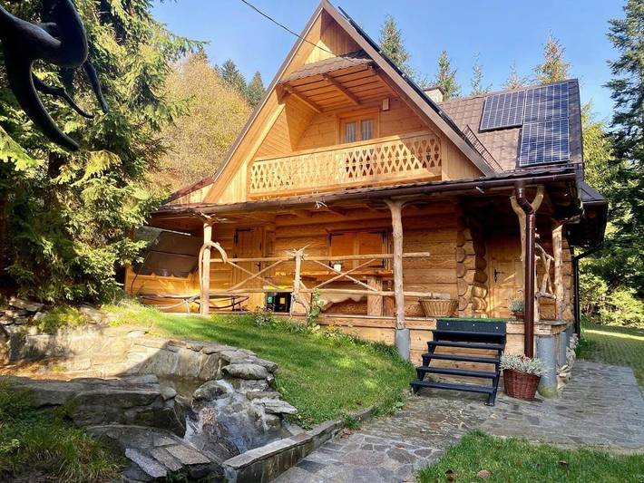 Dom dla 8 osób, z Balkon i Taras oraz Ogród i Sauna w Nowy Targ
