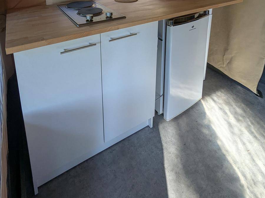 Camping Les Berges du Doux - Bungalow toilé 4 personnes - Tente Safari in Colombier-le-Vieux, Région de Tournon-sur-Rhône