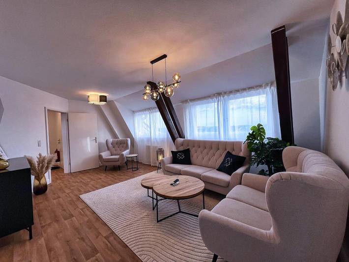 Ferienwohnung für 6 Personen, mit Seeblick und Ausblick in Schweriner Schloss