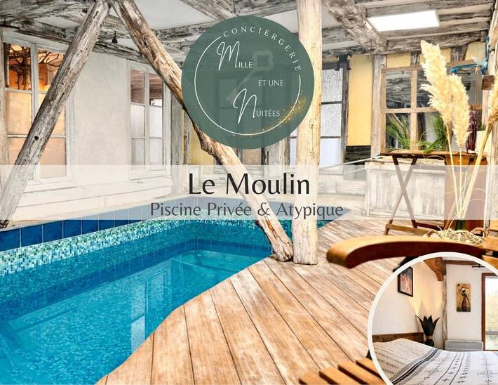 Gîte pour 4 personnes, avec Piscine et Vue à Sainte-Maure