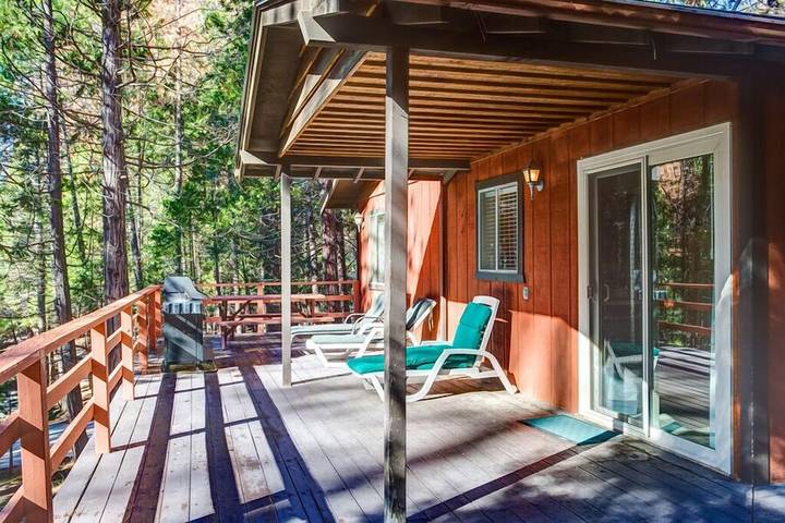 Blockhütte für 6 Personen, mit Terrasse - 1