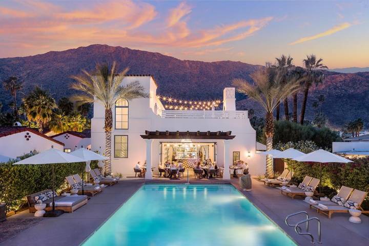 Hotell för 2 Personer, med trädgård samt bubbelpool och pool, med husdjur i Palm Springs