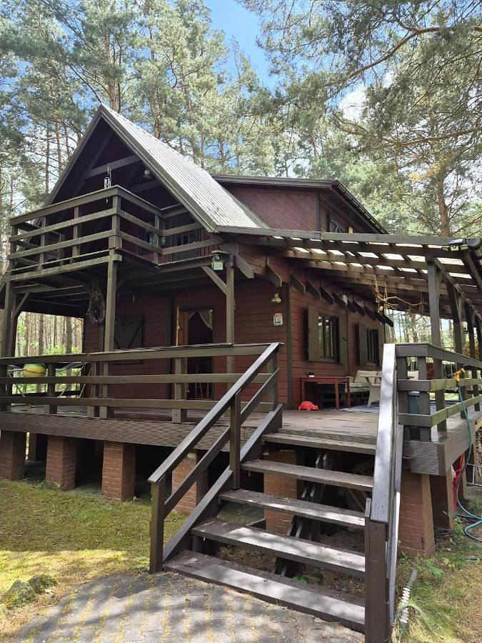 Dom wakacyjny dla 6 osób, z Balkon i Taras oraz Ogród i Sauna w Uniejów