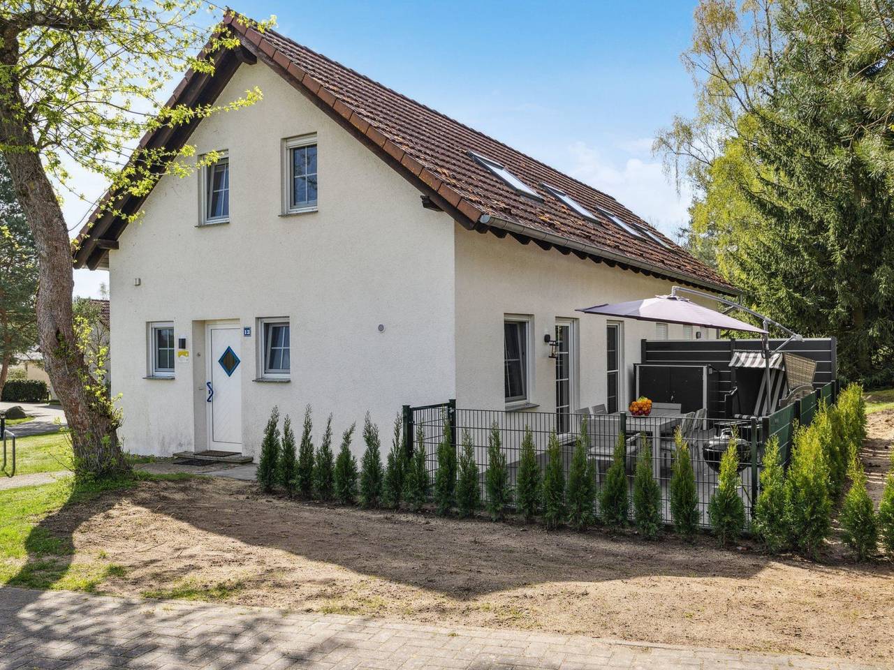 Mit Hund in Fünfseen, Plauer See
