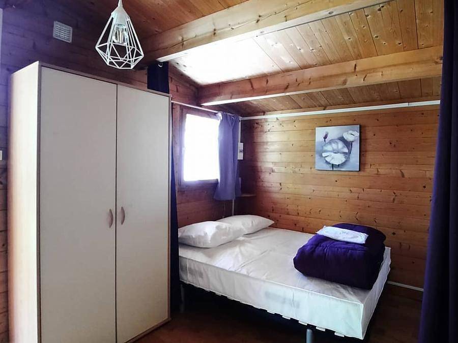 Camping La Ribière - Chalet 4 personas - Chalet 24 m² con instalaciones sanitarias in Annot, Región de Castellane