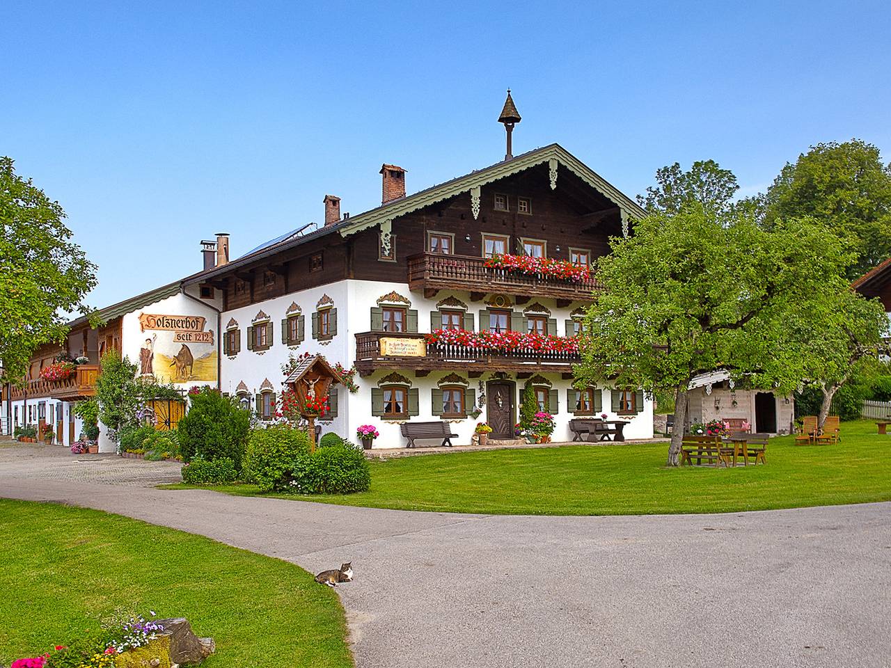 Holznerhof - Chiemgau Karte - Chalet Lärche für 4 Personen, 2 separate Schlafzimmer, 80 m² in Inzell, Bayerische Alpen
