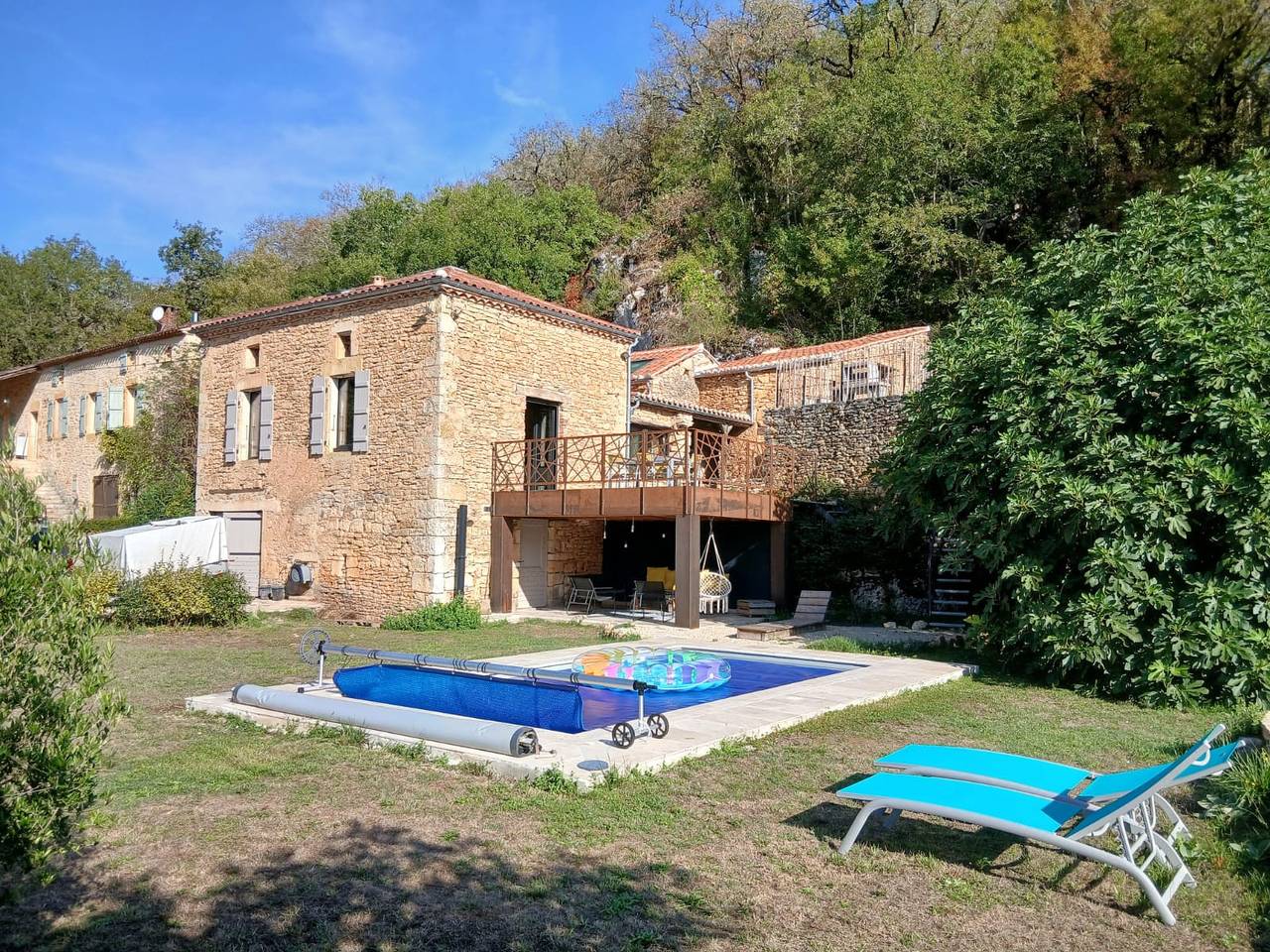 Mas d'Olema - Maison en pierre avec piscine in Puy-l'Évêque, Quercy
