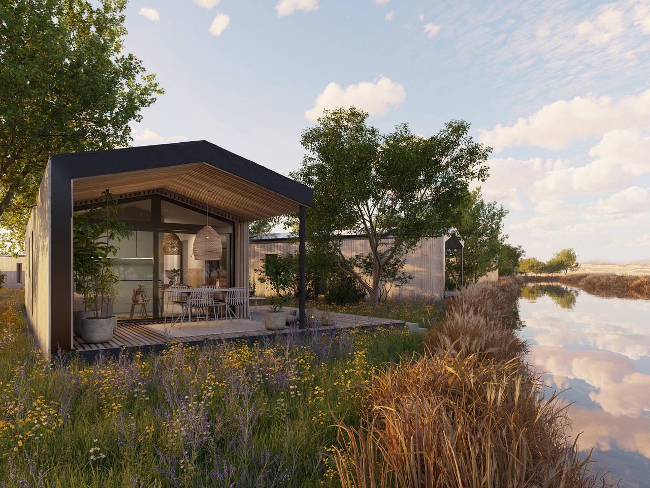 Exklusive Guesthouse mit Terrasse und Seeblick in Leithaberg