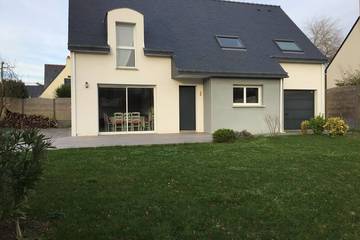 Gîte pour 11 personnes, avec terrasse et jardin dans Plage Poudrantais