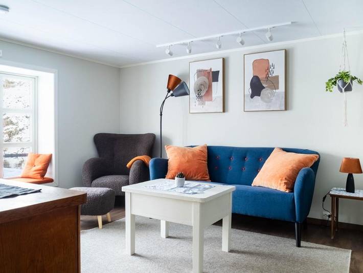 Location de vacances pour 4 personnes, avec terrasse ainsi que vue et sauna dans Moskenes - 4