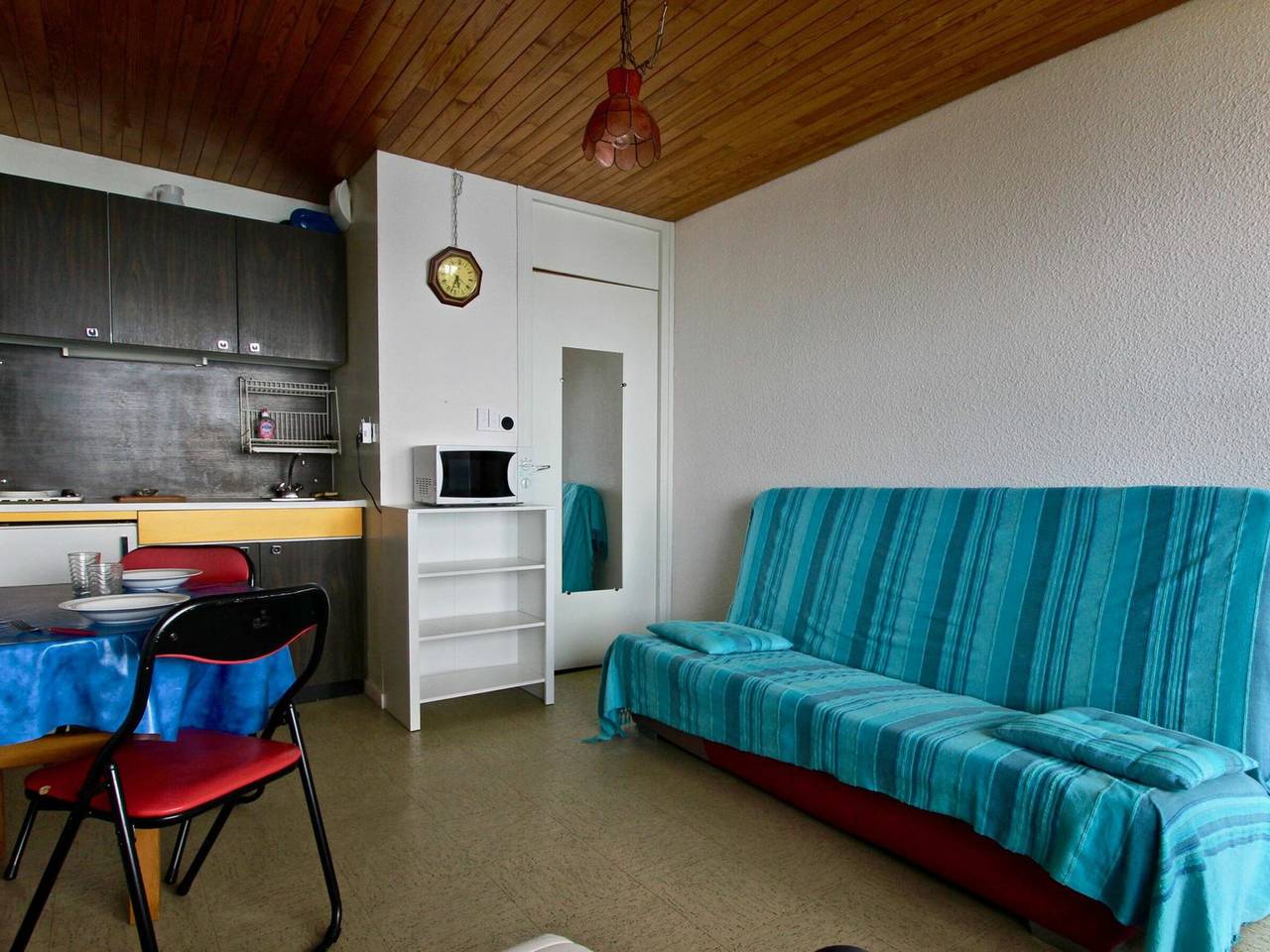Studio entier, Studio 3 places au pied des pistes, animaux acceptés in Chamrousse, Parc national des Écrins