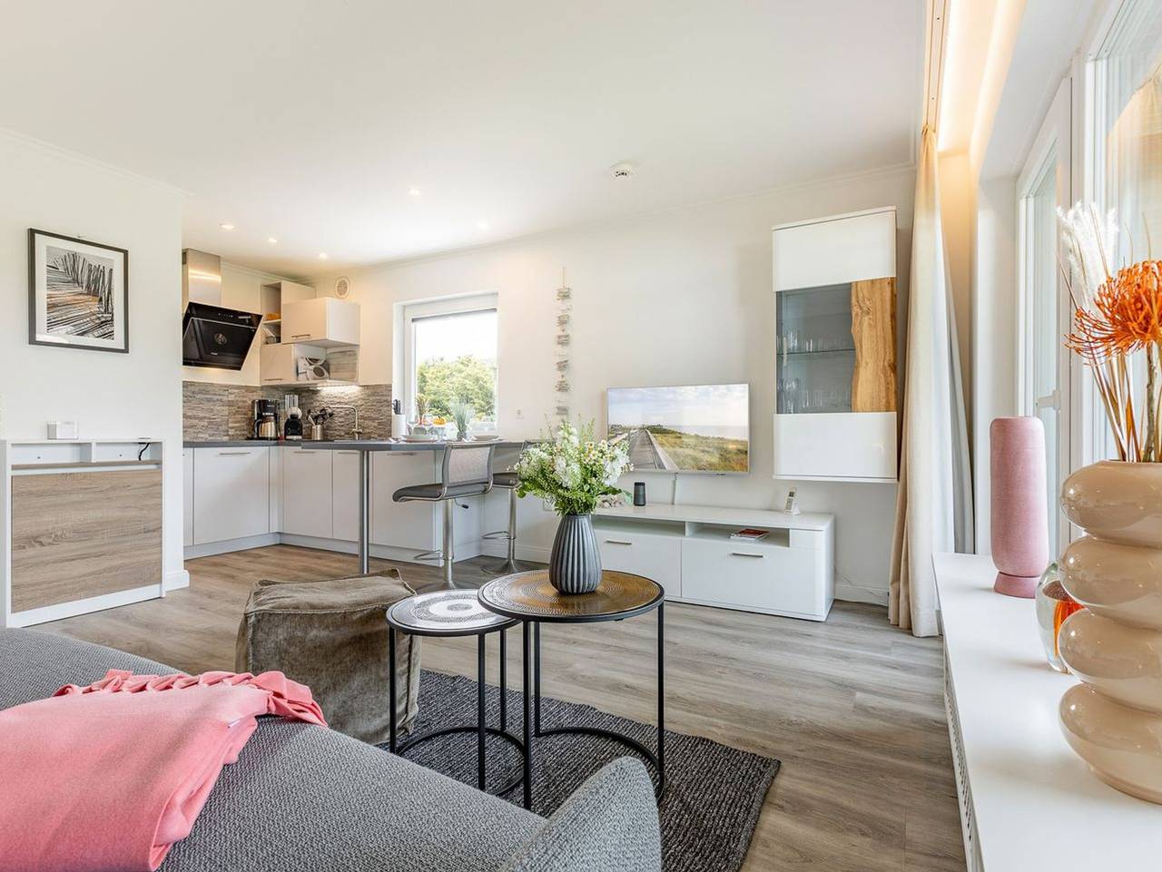 Ganze Ferienwohnung, Syltjuwel - Moderne 1-Zimmer Ferienwohnung mit ca. 40 m², für max. 2 Personen. in Wenningstedt, Sylt