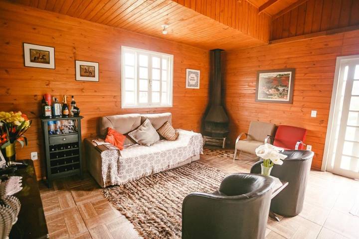 Casas e apartamentos de temporada para 6 pessoas, com vista e jardim e ainda vista para o lago em Urubici