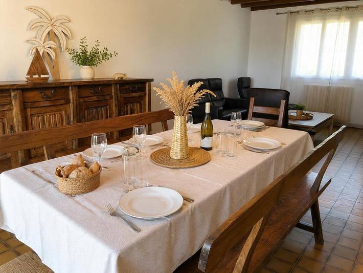 Maison de vacances pour 8 personnes, avec Terrasse ainsi que Jardin et Vue