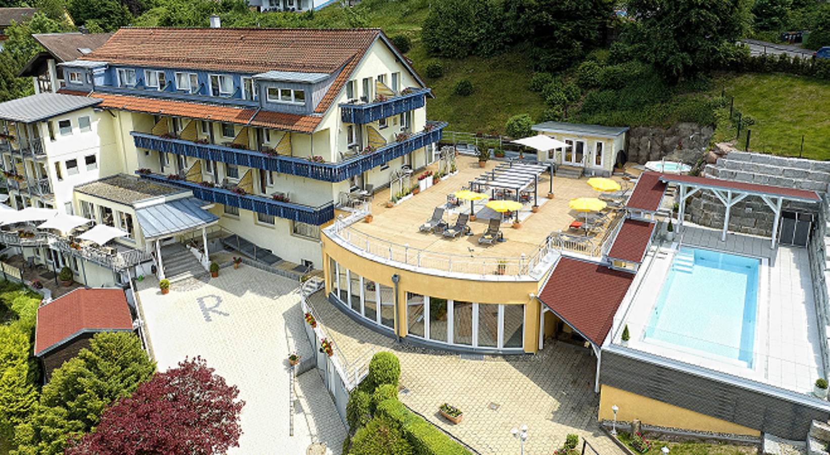 Wellnesshotel Rothfuss **** - Einzelzimmer mit Dusche und Wc in Bad Wildbad, Nordschwarzwald