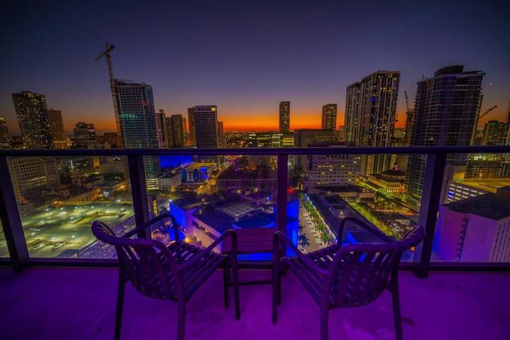 Loft voor 4 personen, with balkon and whirlpool as well as zwembad in Miami