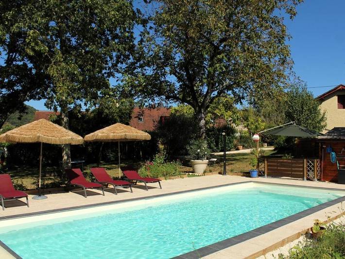 Maison de vacances pour 2 personnes, avec piscine et terrasse, animaux acceptés