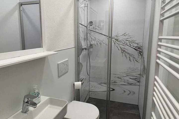 Kuschelappartement//Dusche, Wc - Gästehaus Familie Mandl in Murau, Murau (Kreischberg)