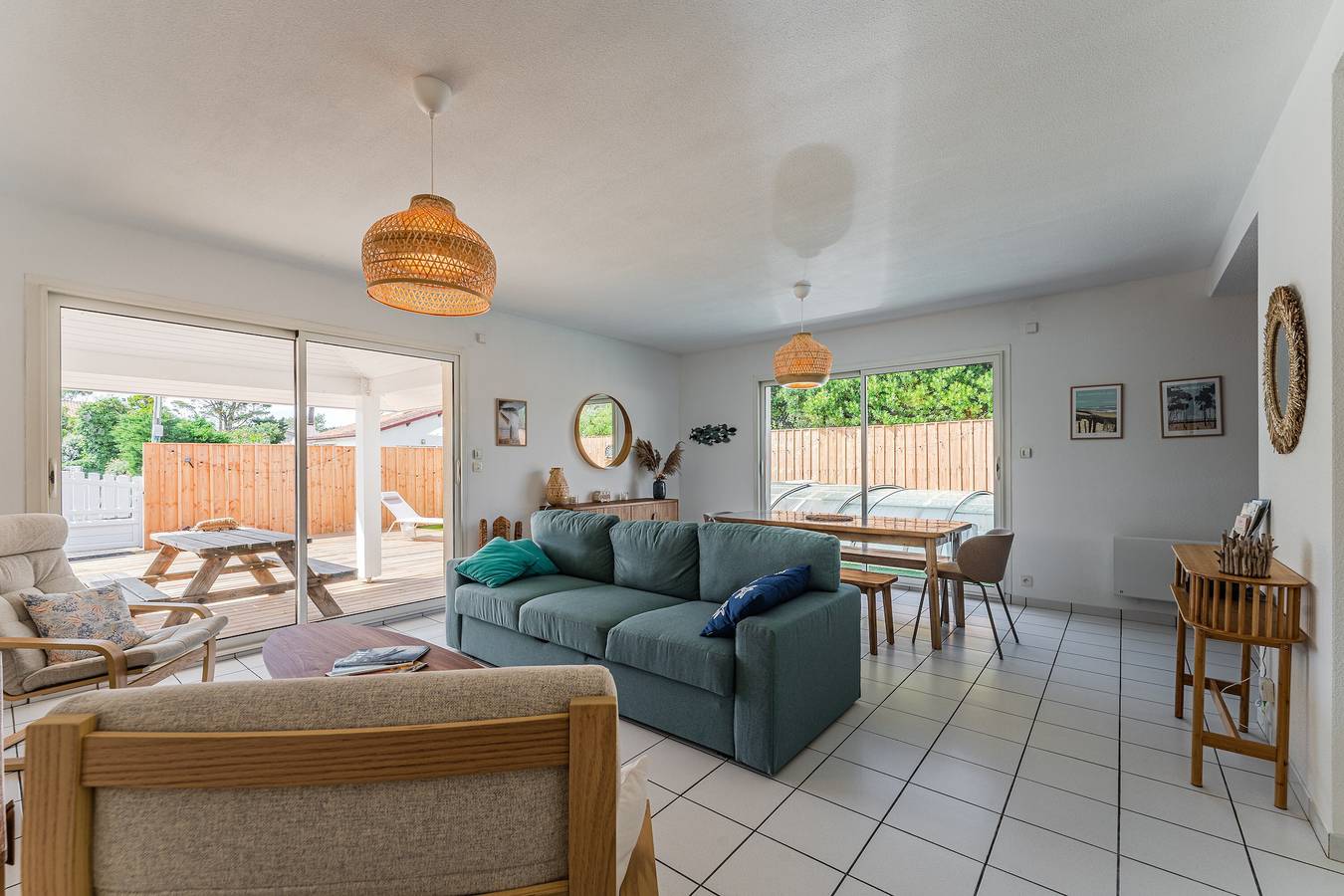 Villa met Zwembad in Biscarrosse op 500m van het Strand in Biscarrosse Plage, Biscarrosse