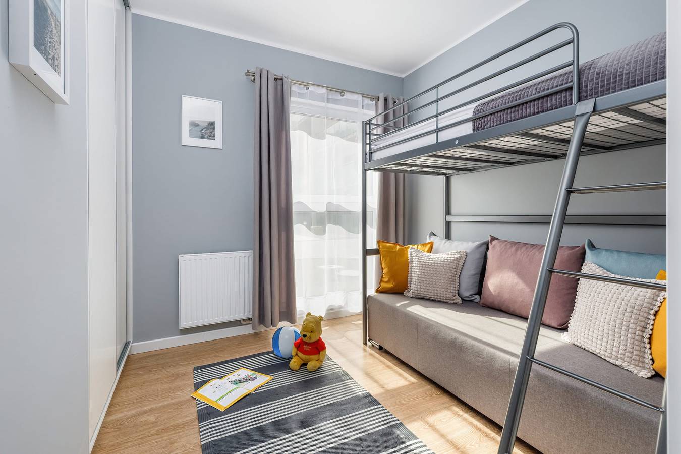 Ganze Wohnung, Spacious Apartment | Balcony, Parking, 400 m to the Beach in Grzybowo, Baltic Sea Pomerania