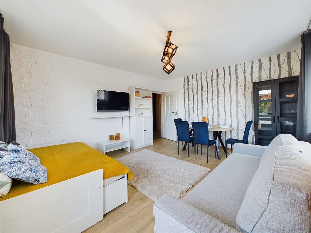 Ganze Wohnung, Spacious Apartment | 500 m to the Beach, 2 Bedrooms in Brzeźno, Danzig