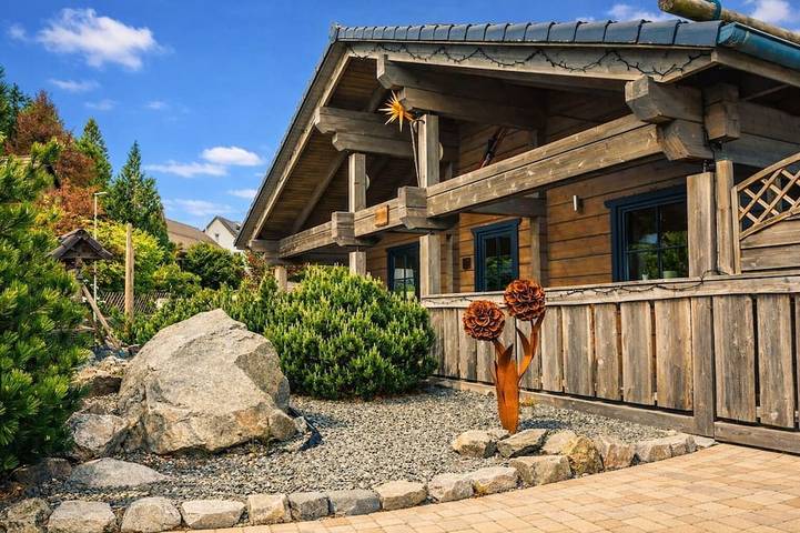 Ferienhaus für 8 Personen, mit Balkon und Sauna, mit Haustier