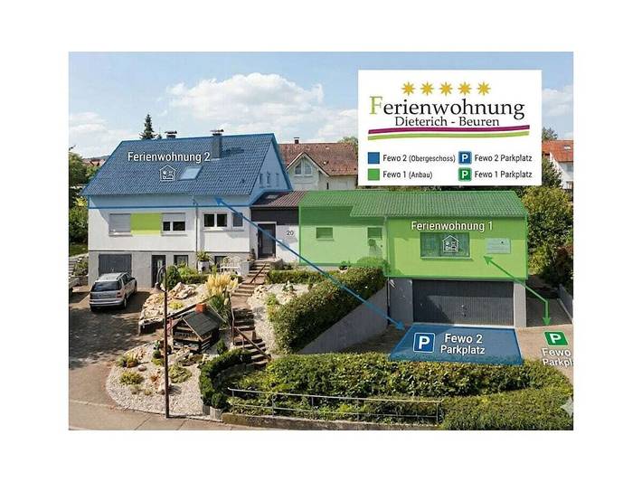 Ferienhaus für 2 Personen, mit Terrasse und Garten in Beuren