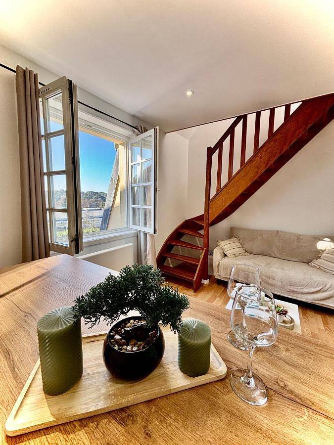 Gîte pour 4 personnes, avec Piscine et Vue dans Golf des Pins (Hardelot-Plage)