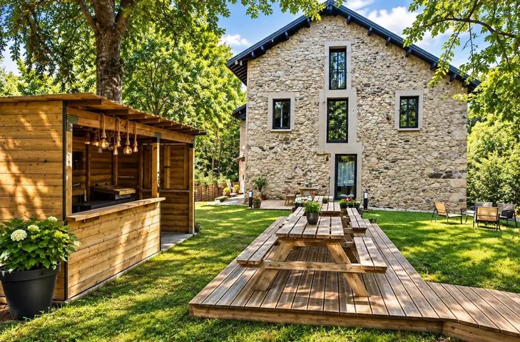 Casa de vacaciones para 16 personas, con vistas y jardín - 1