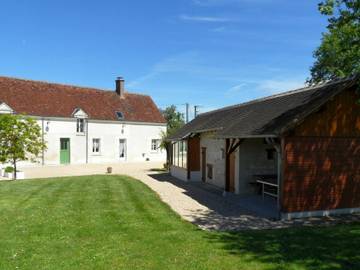 Gîte pour 12 personnes, avec jardin à Vicq-sur-Nahon