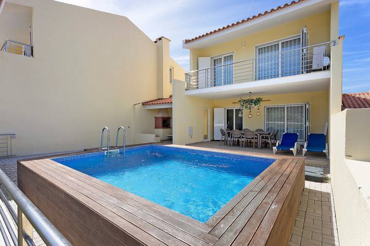 Casa de férias para 6 pessoas, com Varanda e Jardim na Nazaré
