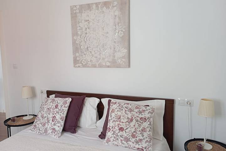 Ganze Wohnung, The house of Maria a Bazarra, 3. Sea views, elevator and air conditioning. in O Areal, A Pobra do Caramiñal