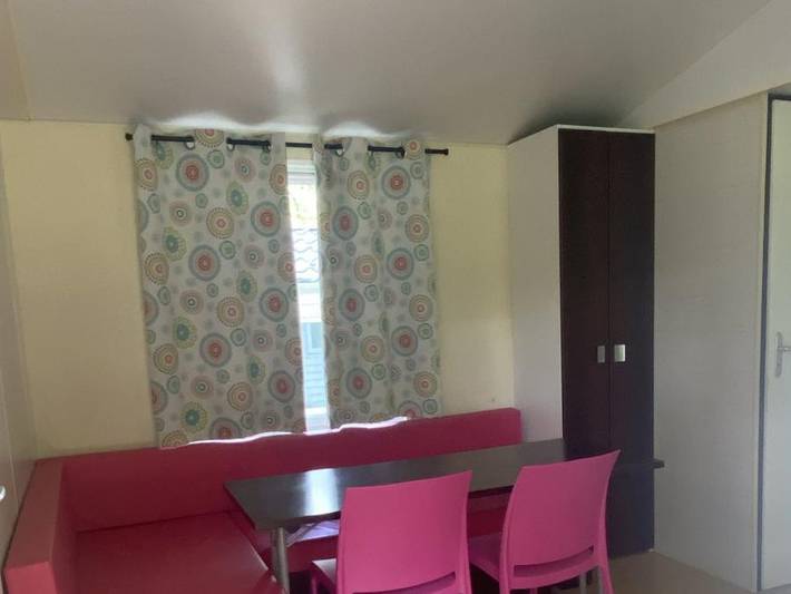 Camping le Trel - Mobilheim 4 personen - Mobilheim 2 Zimmer Confort - halbüberdachte Terrasse in Saint-Pompont, Périgord Noir