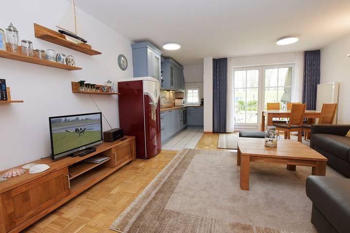 Ferienwohnung für 4 Personen, mit Ausblick und Terrasse, mit Haustier in Büsumer Deichhausen - 3