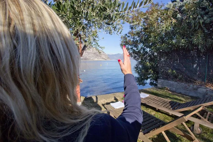 Chalet para 4 personas, con jardín además de vistas y vistas al lago - 1