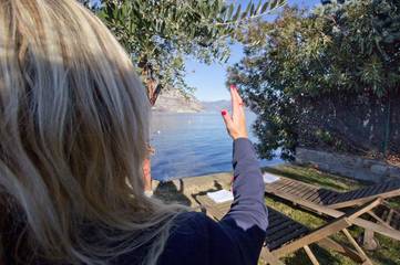 Cottage pour 4 personnes, avec vue sur le lac ainsi que jardin et vue dans Iseo