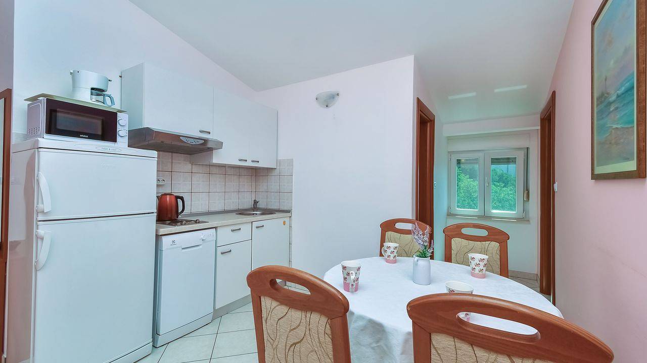 Cały apartament wypoczynkowy, Apartament wakacyjny dla 4 osób z taras in Pisak, Żupania splicko-dalmatyńska