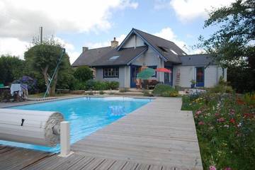 Maison de vacances pour 8 personnes, avec jardin dans Mayenne