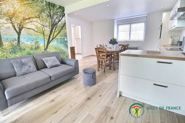 Gîte pour 5 personnes, avec Terrasse et Jardin à Surzur