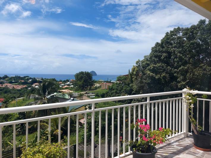 Maison de vacances pour 2 personnes, avec balcon dans Le Marin