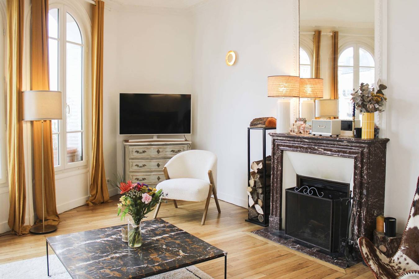 Apartamento entero, Spacious and bright 95m² apartment in Courbevoie in Courbevoie, Altos del Sena