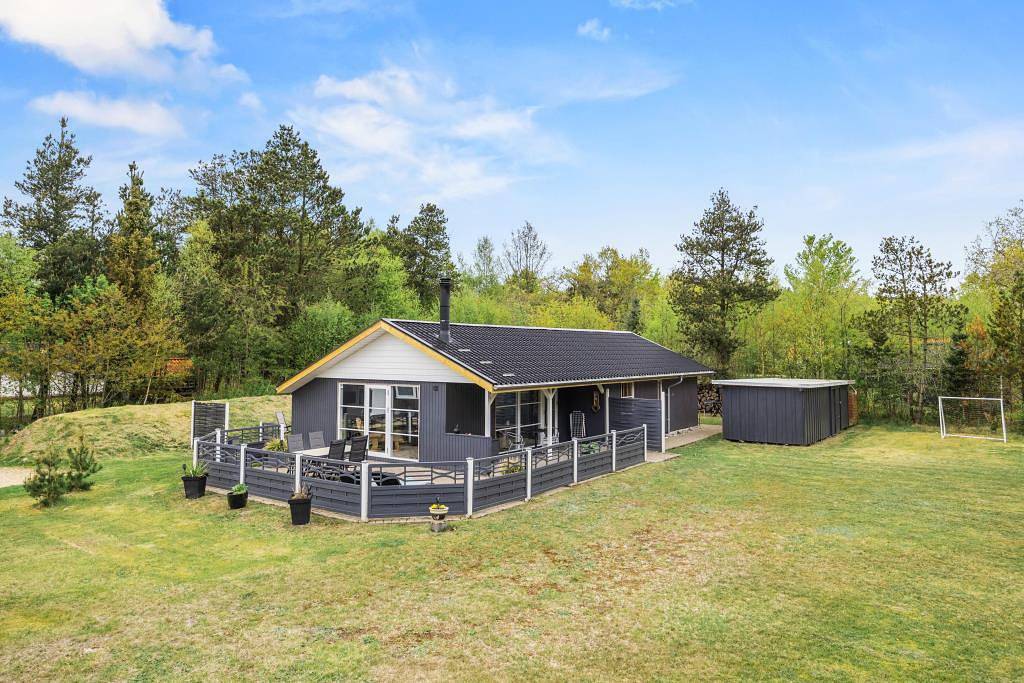 Gemütliches Ferienhaus für 6 Personen + 1 Hund mit Sauna  in Houstrup, Varde