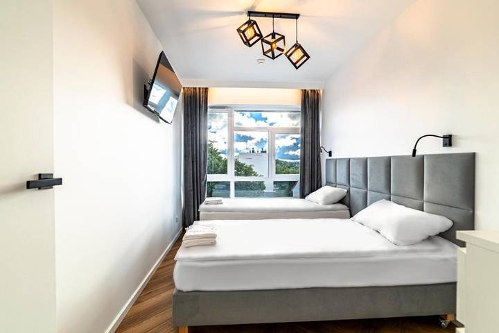 Ferienwohnung für 5 Personen, mit Balkon und Ausblick in Lötzen - 2