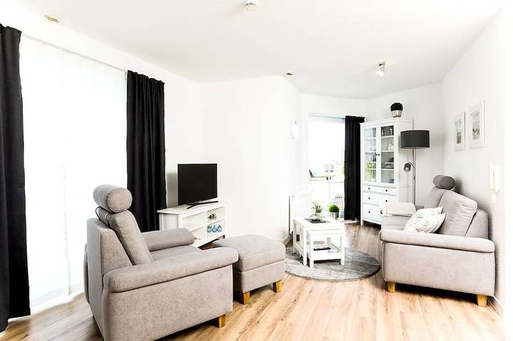 Ganze Wohnung, Barrierefreie Komfort-Ferienwohnung (55qm) mit hellem Wohnraum und Wlan in Bad Sassendorf, Kreis Soest