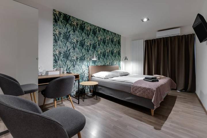 Apartament wakacyjny dla 4 osób, z Balkon i Taras oraz Widok w Brno