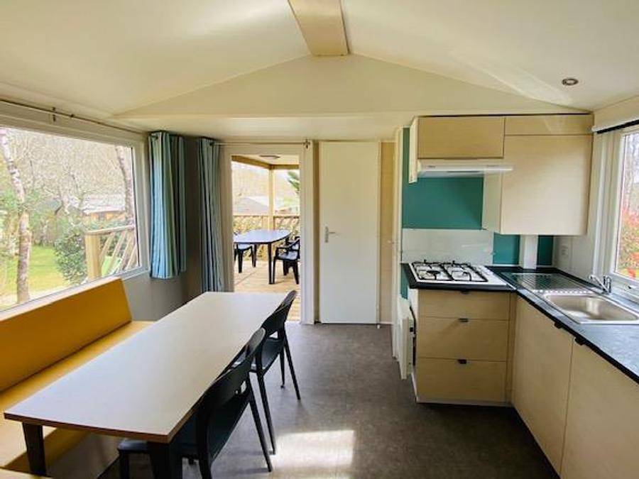 Camping L'Offrerie - Dordogne - Périgord noir - Mobilhome 4 personas - Mobil-home Premium Loggia de 32 m² con 2 dormitorios - Llegada los domingos en julio y agosto in Rouffignac-Saint-Cernin-de-Reilhac, Périgord Noir