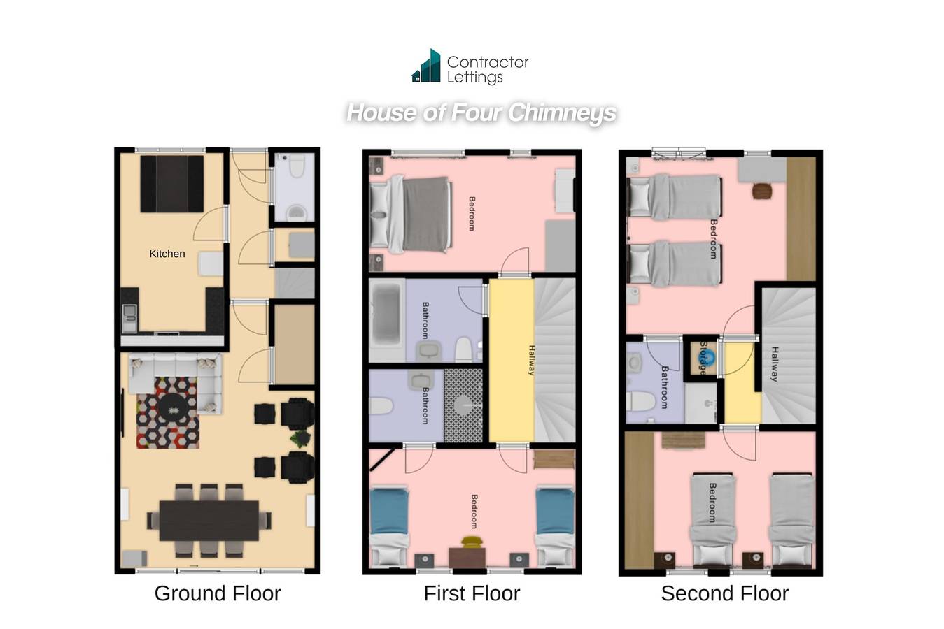 Last Minute Deals 4Br House of Four Chimneys in Hampton Hargate and Vale, Peterborough