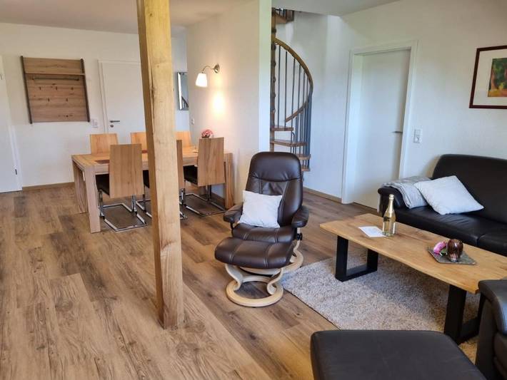Ferienwohnung für 6 Personen, mit Terrasse und Garten sowie Ausblick in Westerstede - 2