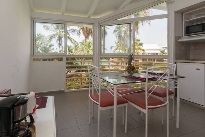 Studio entier, Studio charmant avec vue sur la mer à Le Gosier - 42 m² - Terrasse in Le Gosier, Guadeloupe